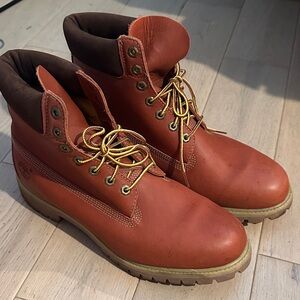 Timberland Leather 6 inch Boots! Size Men's 12